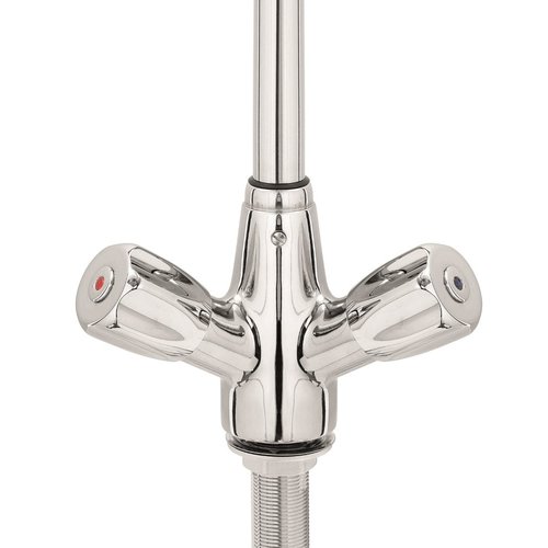 Bartscher Bateria stojąca dwuuchwytowa ze spryskiwaczem, wylewką i mieszaczem, wysokość 1430 mm Bartscher Bateria stojąca dwuuchwytowa ze spryskiwaczem, wylewką i mieszaczem, wysokość 1430 mm