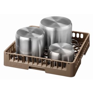Bartscher Brown Dishwasher Basket Universal 500 x 500 x 100 mm Bartscher Brown Dishwasher Basket Universal 500 x 500 x 100 mm