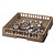 Bartscher Brown Dishwasher Basket for Cutlery 500 x 500 x 100 mm