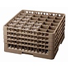 Bartscher Kosz do zmywarki na szkło 36 przegród / 500 x 500 x 266 mm, brązowy