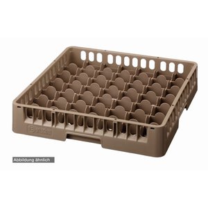Bartscher Brown Dishwasher Glasses Basket 49 compartments / 500 x 500 x 183 mm