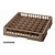 Bartscher Brown Dishwasher Glasses Basket 49 compartments / 500 x 500 x 225 mm