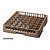 Bartscher Brown Dishwasher Glasses Basket 49 compartments / 500 x 500 x 225 mm