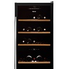 Bartscher 1-Door Wine Cooler 313 L, 128 Bottles, from 5 °C to 20 °C, Hinged Door, Black