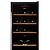 Bartscher 1-Door Wine Cooler 313 L, 128 Bottles, from 5 °C to 20 °C, Hinged Door, Black