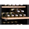 Bartscher 1-Door Wine Cooler 313 L, 128 Bottles, from 5 °C to 20 °C, Hinged Door, Black