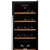 Bartscher 1-Door Wine Cooler 453 L, 180 Bottles, from 5 °C to 22 °C, Hinged Door, Black