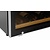 Bartscher 1-Door Wine Cooler 453 L, 180 Bottles, from 5 °C to 22 °C, Hinged Door, Black
