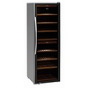 Bartscher 1-Door Wine Cooler 453 L, 180 Bottles, from 5 °C to 22 °C, Hinged Door, Black