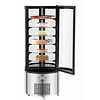 Bartscher Cake Showcase Round, 400 L, from 2°C to 10°C, Stationary, Silver-Black Bartscher Cake Showcase Round, 400 L, from 2°C to 10°C, Stationary, Silver-Black