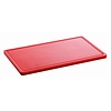 Bartscher Wyprzedaż - Deska do krojenia z polietylenu GN 1/1 czerwona z wycięciem Bartscher Wyprzedaż - Deska do krojenia z polietylenu GN 1/1 czerwona z wycięciem