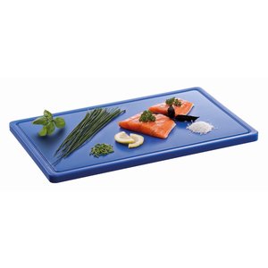 Bartscher Polyethylene Cutting Board GN 1/1 Blue with Cutout