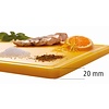 Bartscher Polyethylene Cutting Board GN 1/1 Yellow with Cutout