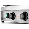 Bartscher Single Cast Iron Contact Grill, Top Plate Grooved, Bottom Smooth, 360 x 240 mm, 2,2 kW