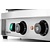 Bartscher Single Cast Iron Contact Grill, Top Plate Grooved, Bottom Smooth, 360 x 240 mm, 2,2 kW