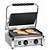 Bartscher Single Cast Iron Contact Grill, Smooth Grill Plate, 360 x 240 mm, 2,2 kW