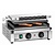 Bartscher Single Cast Iron Contact Grill, Smooth Grill Plate, 360 x 240 mm, 2,2 kW