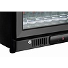 Bartscher Single Hinged Door Back Bar Cooler 124 L, from 1 °C to 10 °C, Black