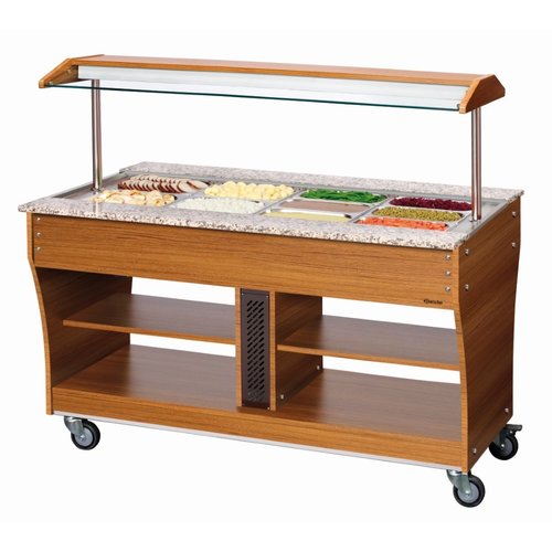 Bartscher Buffet trolley, hot, 4x 1/1GN Bartscher Buffet trolley, hot, 4x 1/1GN