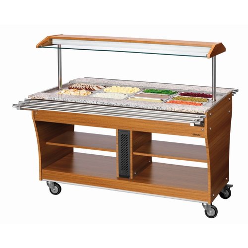 Bartscher Buffet trolley, hot, 4x 1/1GN Bartscher Buffet trolley, hot, 4x 1/1GN