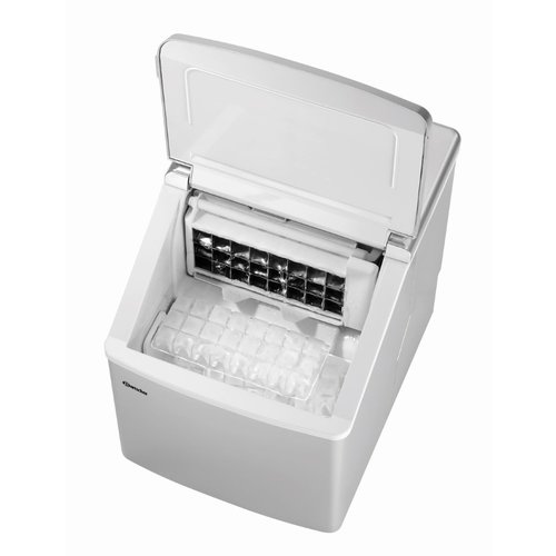 Bartscher Countertop Air Cooled Ice Cube Maker 15 kg/24hr, 1 kg Storage