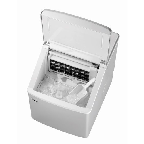 Bartscher Countertop Air Cooled Ice Cube Maker 15 kg/24hr, 1 kg Storage