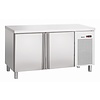 Bartscher Double Door Refrigerated Table from 0° C to 10 °C, Side-Mounted Compressor