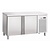 Bartscher Double Door Refrigerated Table from 0° C to 10 °C, Side-Mounted Compressor