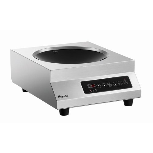 Bartscher Countertop Wok-Induction Cooker with 6-Step Adjustment, 3,5 kW Bartscher Countertop Wok-Induction Cooker with 6-Step Adjustment, 3,5 kW