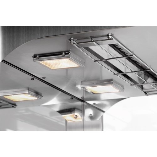 Bartscher Nablatowa witryna grzewcza 104 L, 2-poziomowa, 0,56 kW, od 30 do 70 °C, z szybą giętą, srebrna Bartscher Nablatowa witryna grzewcza 104 L, 2-poziomowa, 0,56 kW, od 30 do 70 °C, z szybą giętą, srebrna