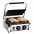 Bartscher Single Cast Iron Contact Grill, Grooved Grill Plate, 360 x 285 mm, 2,2 kW