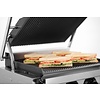 Bartscher Single Cast Iron Contact Grill, Grooved Grill Plate, 360 x 285 mm, 2,2 kW