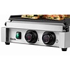 Bartscher Single Cast Iron Contact Grill, Grooved Grill Plate, 360 x 285 mm, 2,2 kW