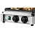 Bartscher Single Cast Iron Contact Grill, Grooved Grill Plate, 360 x 285 mm, 2,2 kW