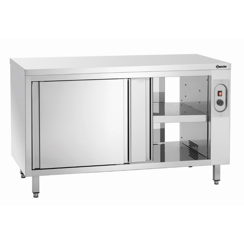 Bartscher Stół grzewczy z przesuwnymi dzrwiami, od 20 do 80°C, 1400x700x850 mm Bartscher Stół grzewczy z przesuwnymi dzrwiami, od 20 do 80°C, 1400x700x850 mm