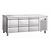 Bartscher Refrigerated Table with Splashback with 6 Drawers, GN 1/1, from 0° C to 10 °C, Side-Mounted Compressor