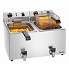 Bartscher 2-Tank Countertop Electric Fryer 2 x 9 L, 6,6 kW