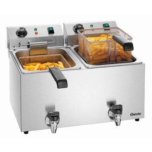 Bartscher 2-Tank Countertop Electric Fryer 2 x 9 L, 6,6 kW Bartscher 2-Tank Countertop Electric Fryer 2 x 9 L, 6,6 kW