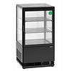 Bartscher Refrigerated Display Square, 58 L, from 2°C to 12°C, Countertop, Black