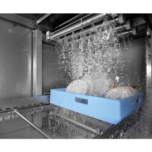 Bartscher Zmywarka tunelowa 500 x 500 mm z modułem odzysku ciepła, do 104 koszy/h Bartscher Zmywarka tunelowa 500 x 500 mm z modułem odzysku ciepła, do 104 koszy/h