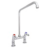 XXLselect Double Handle Two Hole Deck Mounted Faucet with Swivel Spout 300 mm, Height 430 mm