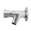 XXLselect Self-Closing Wall-Mounted Basin Faucet with Push Button, Water Connection Thread 1/2''