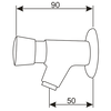XXLselect Bateria umywalkowa czasowa ścienna jednouchwytowa, przyłącze 1/2'' XXLselect Bateria umywalkowa czasowa ścienna jednouchwytowa, przyłącze 1/2''