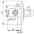 XXLselect Shower mixer for concealed installation with mixer