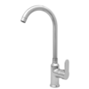 XXLselect Single Lever Deck Mounted Kitchen Faucet with Swivel Spout 170 mm, Height 340 mm