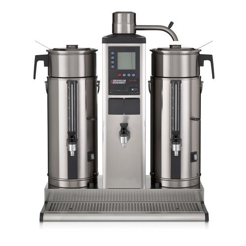 BRAVILOR BONAMAT Filter Coffee Machine with 2 Containers 2 x 5 L and Drip Tray, 20 L/h, 6,3 kW BRAVILOR BONAMAT Filter Coffee Machine with 2 Containers 2 x 5 L and Drip Tray, 20 L/h, 6,3 kW