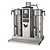 BRAVILOR BONAMAT Filter Coffee Machine with 2 Containers 2 x 5 L and Drip Tray, 20 L/h, 6,3 kW
