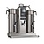 BRAVILOR BONAMAT Filter Coffee Machine with 2 Containers 2 x 5 L and Drip Tray, 20 L/h, 6,3 kW
