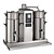 BRAVILOR BONAMAT Filter Coffee Machine with 2 Containers 2 x 10 L and Digital Display, 6,18 kW