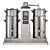 BRAVILOR BONAMAT Filter Coffee Machine with 2 Containers 2 x 10 L, 60 L/h, 7,4 kW